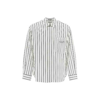 Dior White Cotton Pattern Shirt