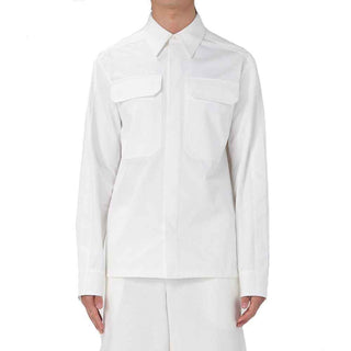 Jil Sander White Cotton Dress Shirt