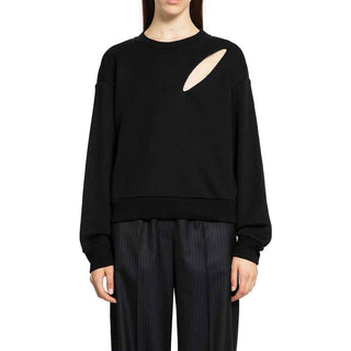 Alexander McQueen Black Cotton Sweatshirt