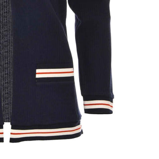 Thom Browne Blue Cotton Cardigan