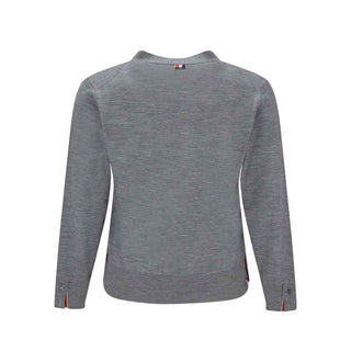 Thom Browne Gray Virgin Wool Cardigan
