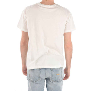 Celine White Cotton T-Shirt