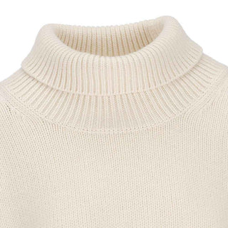 Chloé White Cashmere Turtleneck
