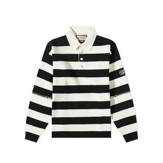 Gucci White Cotton Polo Shirt