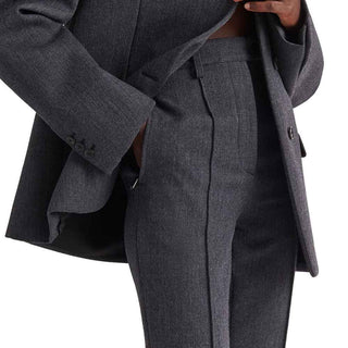 Prada Gray Elastane Pants