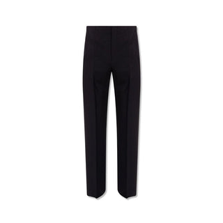 Salvatore Ferragamo Blue Cotton Casual Pants