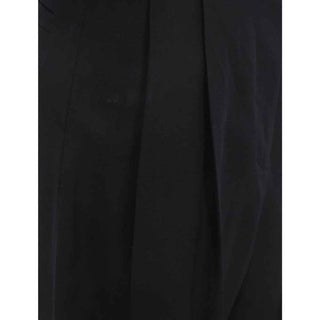 Salvatore Ferragamo Black Silk Casual Pants