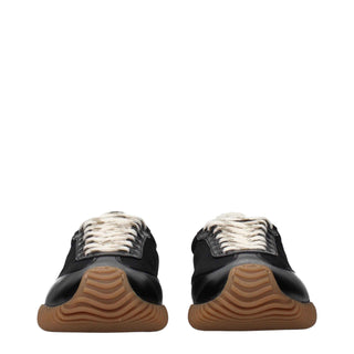 Stella McCartney Black Fabric Low Top Sneakers