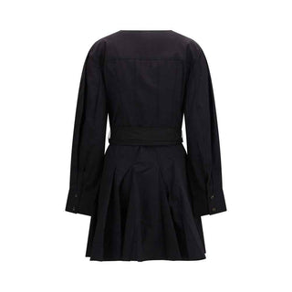 Ganni Black Cotton Casual Dress