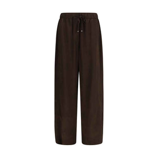 Ganni Brown Acetate Casual Pants
