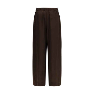 Ganni Brown Acetate Casual Pants
