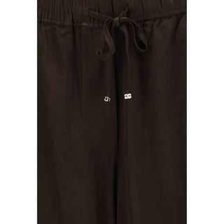 Ganni Brown Acetate Casual Pants