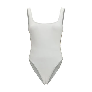 Burberry White Polyamide One-Piece Swimsuit