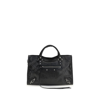 Balenciaga Black Lamb Ovis Aries Aries Shoulder Bag