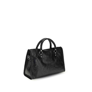 Balenciaga Black Lamb Ovis Aries Aries Shoulder Bag