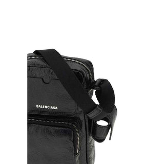 Balenciaga Black Lamb Ovis Aries Aries Shoulder Bag