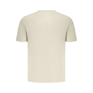 Hugo Boss Beige Cotton Men T-Shirt