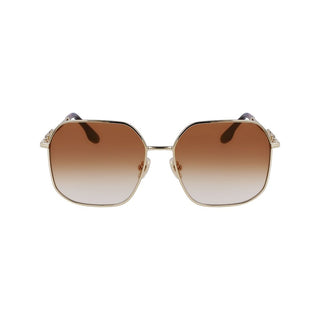 Victoria Beckham Gold Metal Sunglasses
