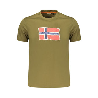 Napapijri Verde Cotton Men's T-Shirt