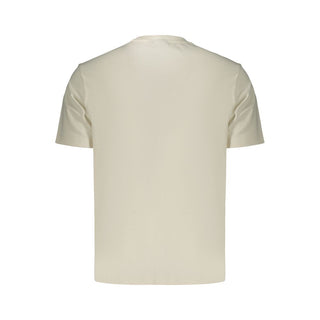 Napapijri White Cotton Men's T-Shirt