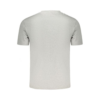 Napapijri Gray Cotton Men's T-Shirt