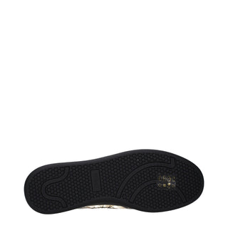 Versace Black Leather Chunky Sneakers