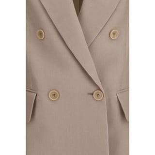 Max Mara Beige Silk Clothing
