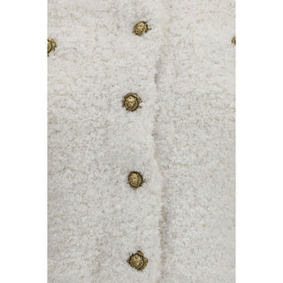 Balmain White Polyamide Cardigan