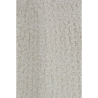 Balmain White Viscose Mini Skirt