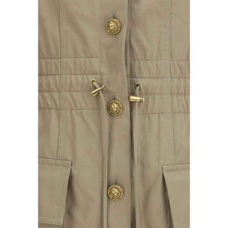 Balmain Beige Cotton Casual Dress
