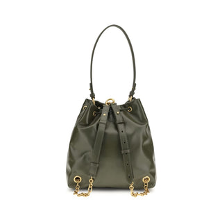 Balmain Bicolor Calf Leather Bos Taurus Backpack