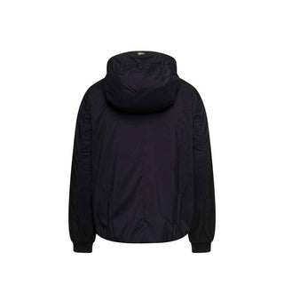 Herno Black Polyamide Bomber