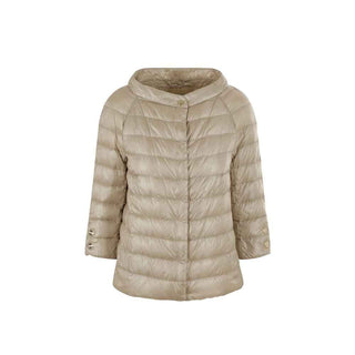 Herno Beige Polyamide Full-Length Jacket