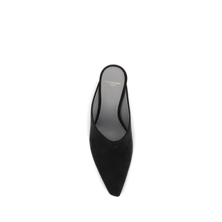 Balenciaga Black Suede Leather Mules