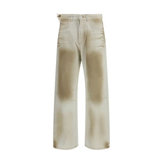 Magliano Beige Cotton Jeans Denim