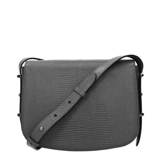 Jimmy Choo Gray Leather Crossbody Bag