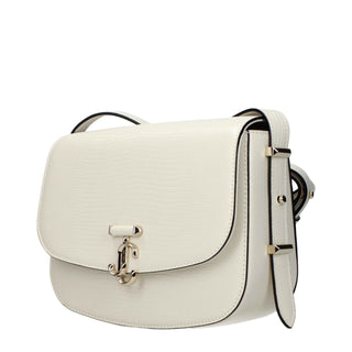 Jimmy Choo White Leather Crossbody Bag