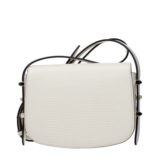Jimmy Choo White Leather Shoulder Bag