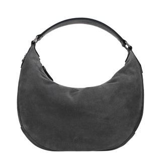 Jimmy Choo Gray Leather Shoulder Bag