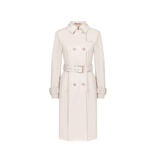 Herno White Cotton Coat