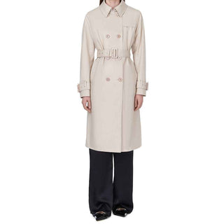 Herno White Cotton Coat
