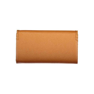 Mario Valentino Brown Polyurethane Womens Wallet