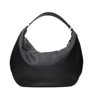 Jimmy Choo Black Leather Shoulder Bag