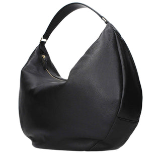 Jimmy Choo Black Leather Shoulder Bag