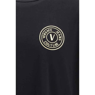 Versace Jeans Black Cotton T-Shirt