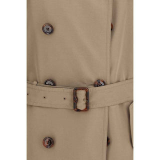 Burberry Brown Silk Trench Coat