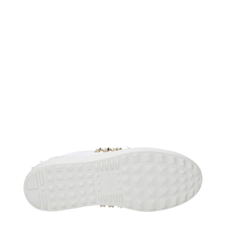 Valentino Garavani White Leather Low Top Sneakers