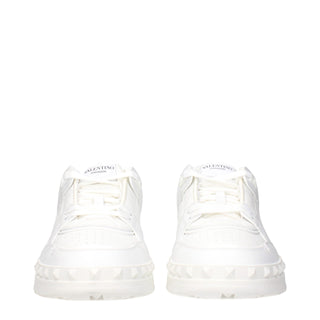 Valentino Garavani White Leather Sneakers