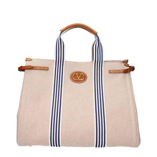 Valentino Garavani Beige Fabric Handbag
