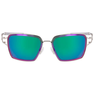 Nike Gray Metal Sunglasses
